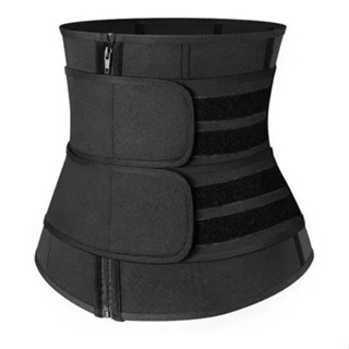 Cinta Efeito Sauna Corset Espartilho Modeladora Ajustável Define Cintura Redutora de Medidas C/Zíper em Oferta na Shopee
