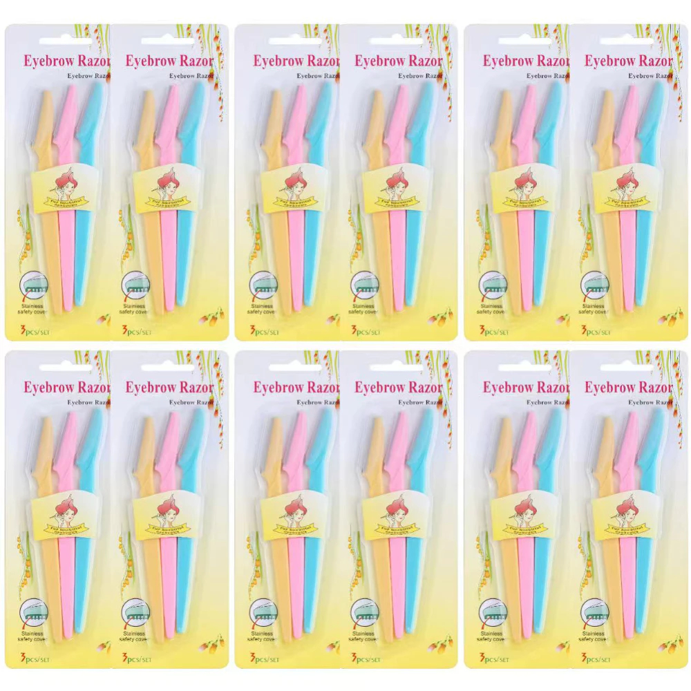 Kit 36 Navalhas Para Sobrancelhas