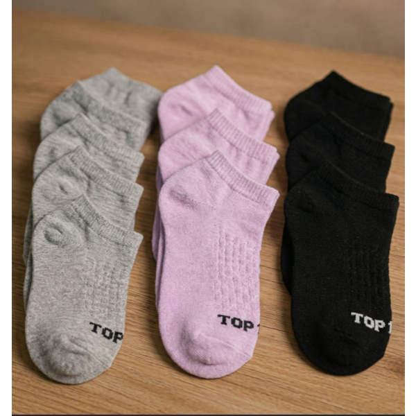KIT 15 pares de Meia feminina soquete menor preço direto da fabrica Algodão em Oferta na Shopee