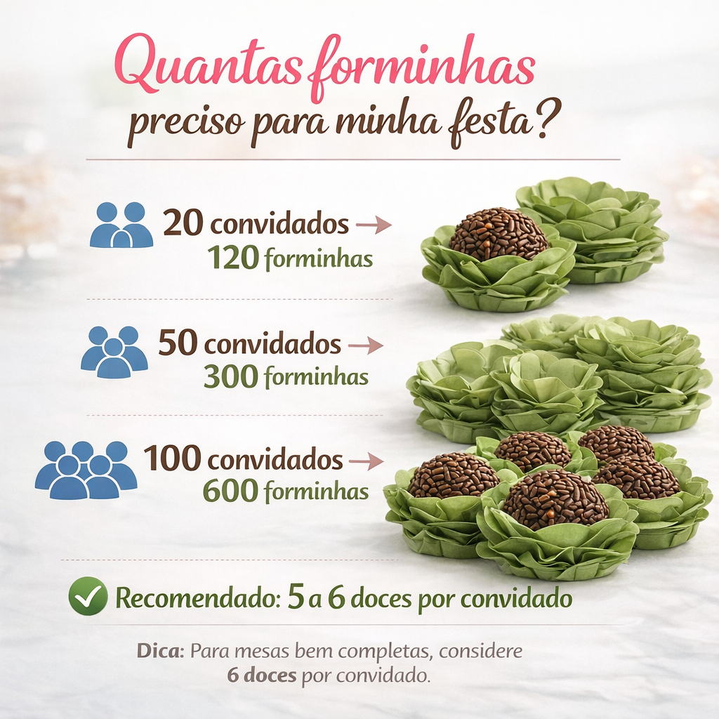 Kit 200 Forminhas Flor Luxo Para Doces Finos Brigadeiro Gourmet Casamento — imagem 2 de 2