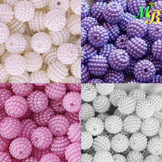 Miçanga Pérola Craquelada Abs 10 mm Pacote 100 unidades em Oferta na Shopee