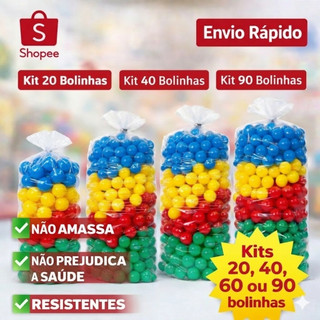 Bolas plásticas coloridas para piscina infantil colorida e resistente escolha o seu kit