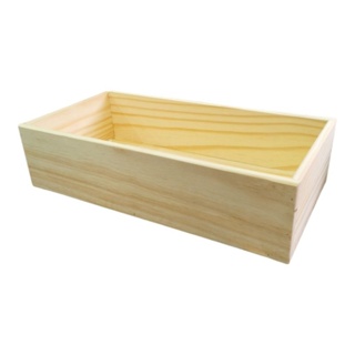 Caixote organizador em madeira 10x20x40 em Oferta na Shopee