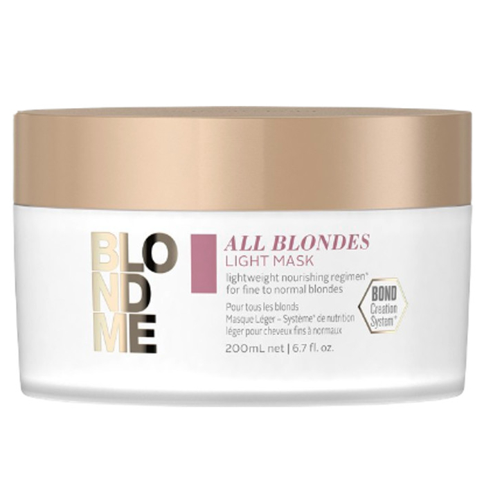 BlondMe Másc. Capilar Trat. Suave P/ Todos os Loiros - 200ml