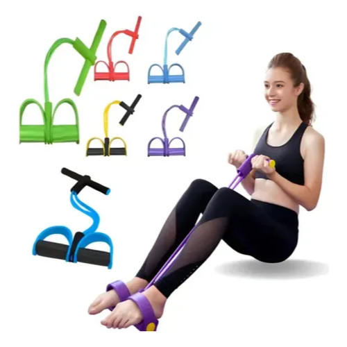Elástico Treino Extensor Exercício Em Casa Fitness Musculação com Apoio para os Pés-7309 em Oferta na Shopee