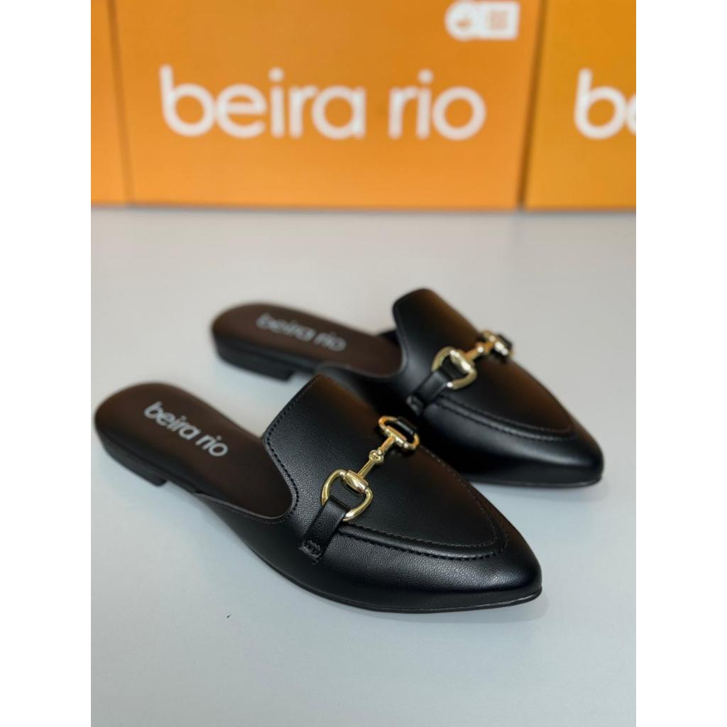 Sapato  Feminino Mule Preto Beira Rio