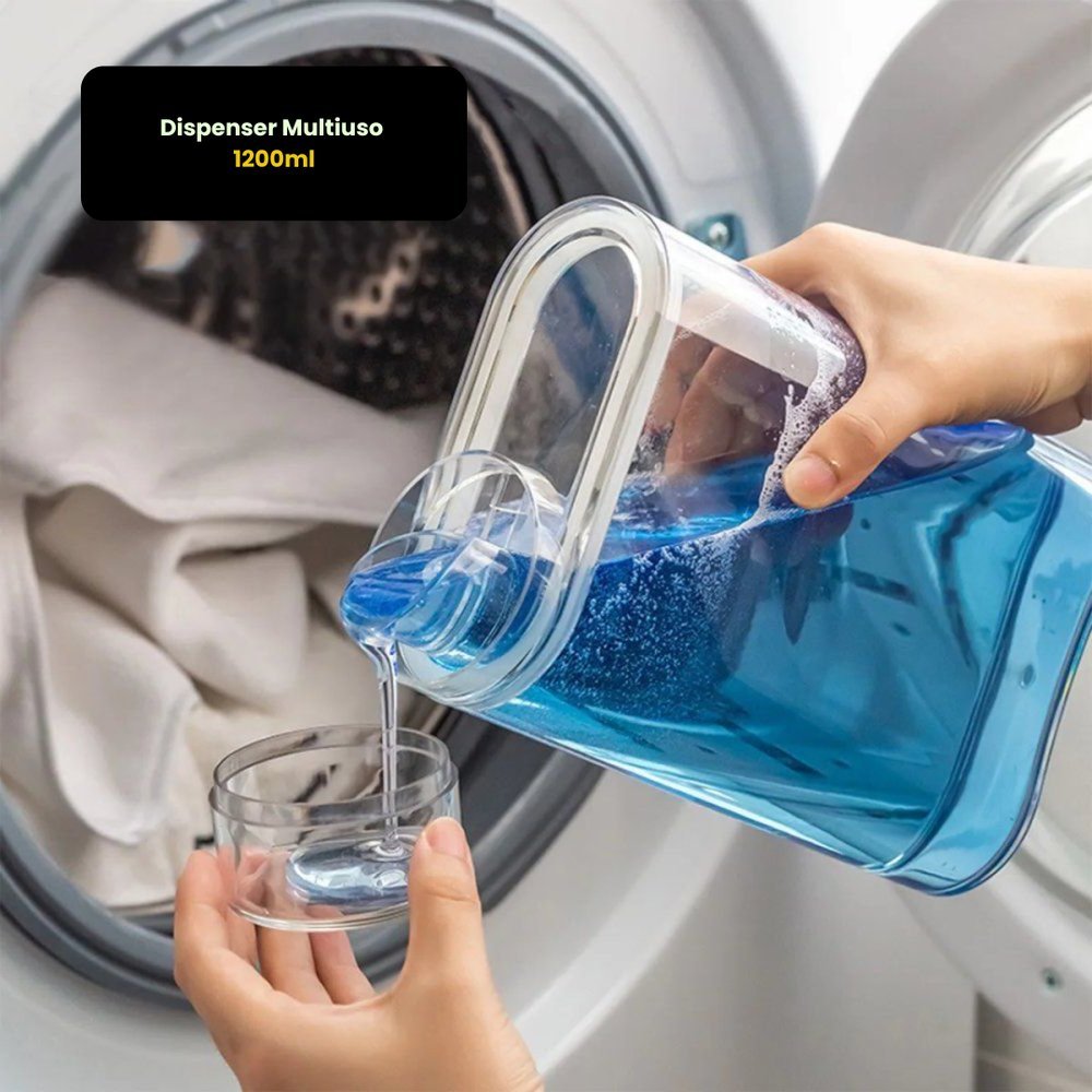 Pote Dispenser Multiuso 1200ml Porta Sabão Líquido Amaciante 🧴