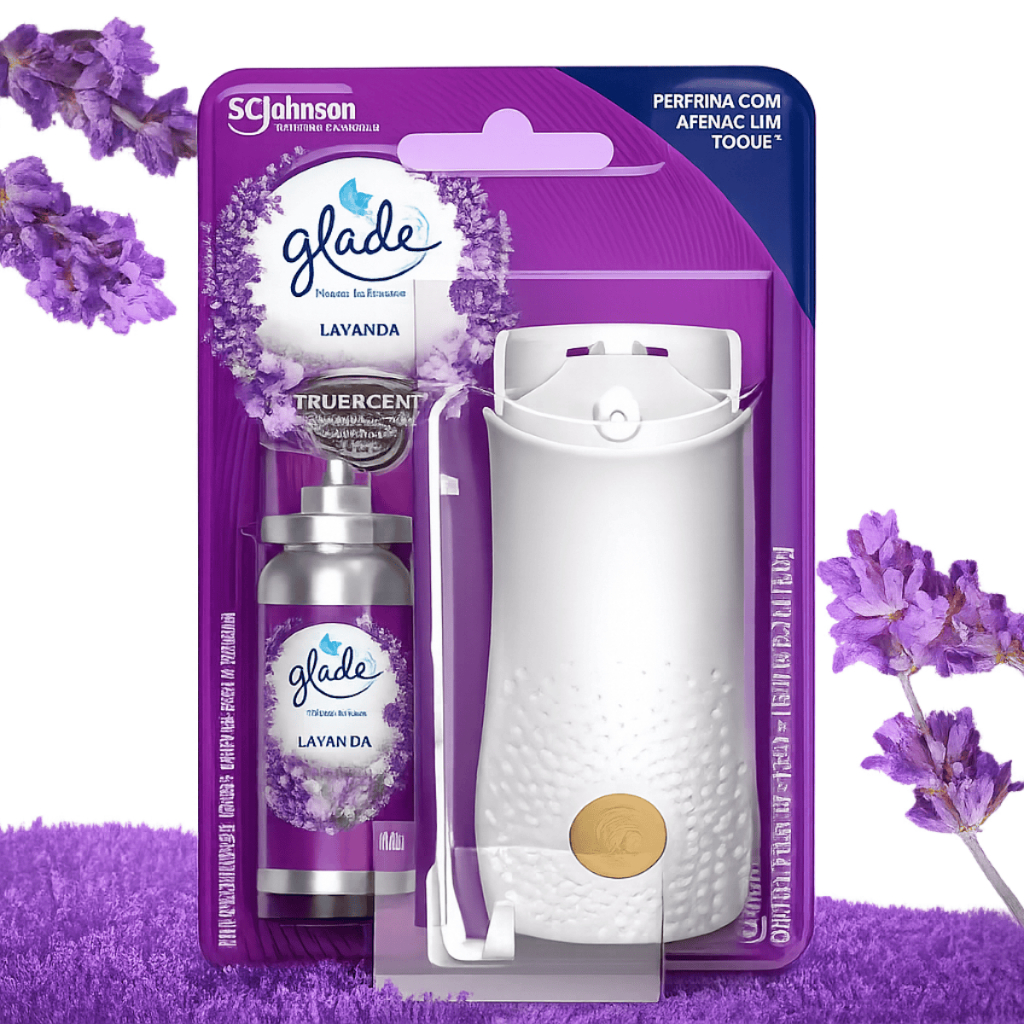 Glade Aparelho Odorizador pequeno + 1 Refis Lavanda 12ml | um dos glade mais vendidos