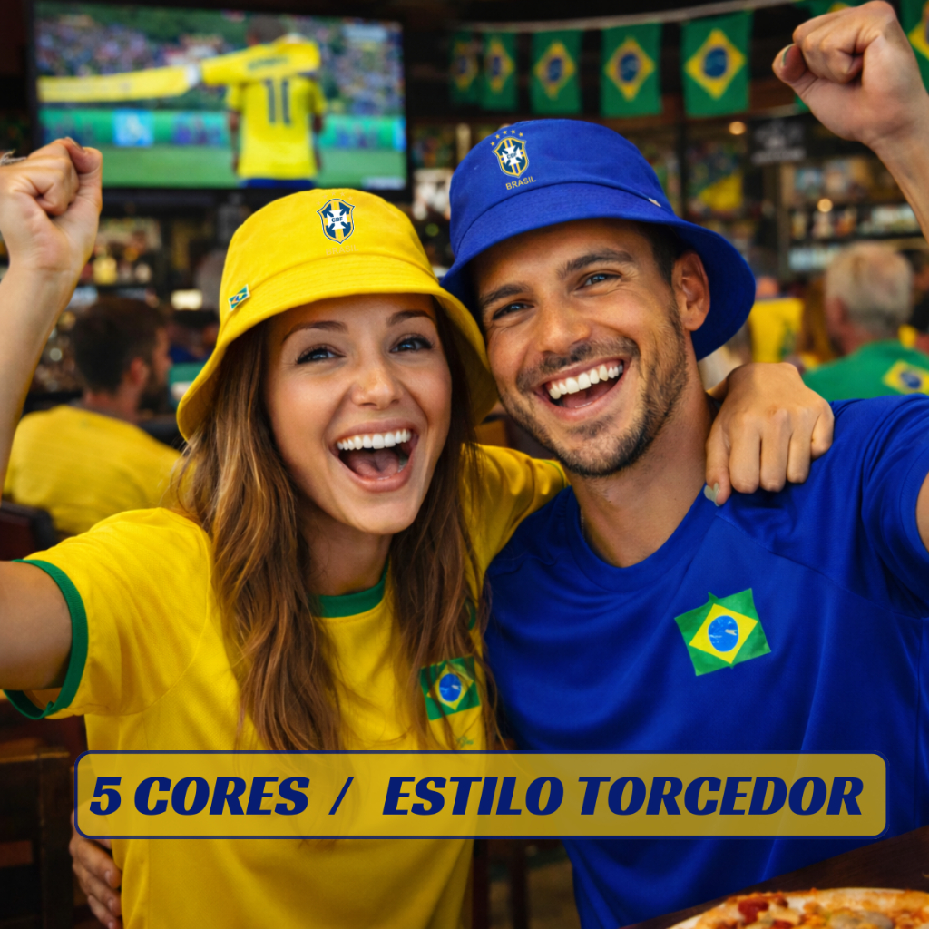 Chapeu Hat Bucket Do Brasil Seleção Brasileira 2026