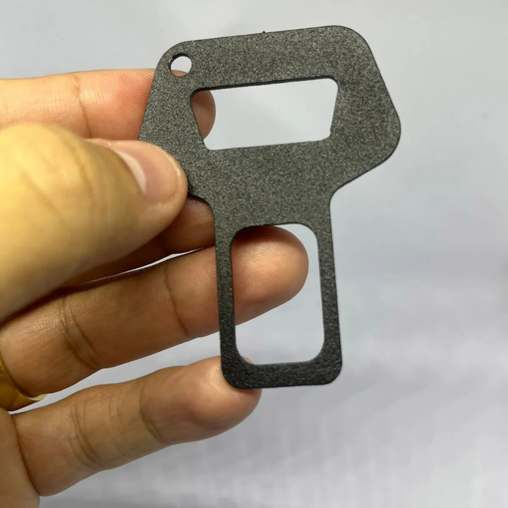 Kit 02 Unidades - Par de Lingueta Cinto de Segurança Voronoi Anti-Bipe Alta Resistência