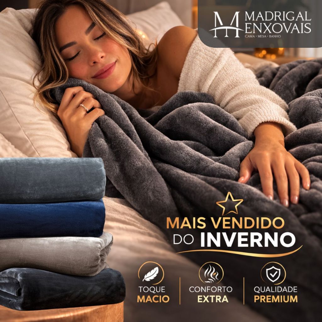 Cobertor Queen Kacyumara Blanket 300 Soft Liso 2,20x2,40m em Oferta na Shopee