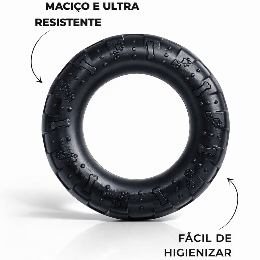 Pneu Mordedor de Borracha Para Cachorro Brinquedo Pet em Oferta na Shopee