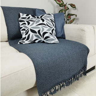 Manta para Sofá 210x120 PROMÇÃO – Decoração Charmosa para sua Sala 100% Algodão | Envio Rápido em Oferta na Shopee