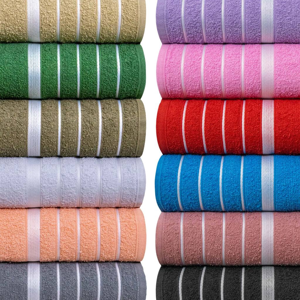 Kit 3 Toalhas de Banho 80x1,50 - Gigantes - Softmax - 100 % algodão