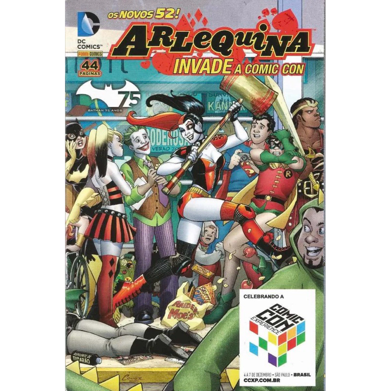 Arlequina Invade A Comic Con - Os Novos 52!