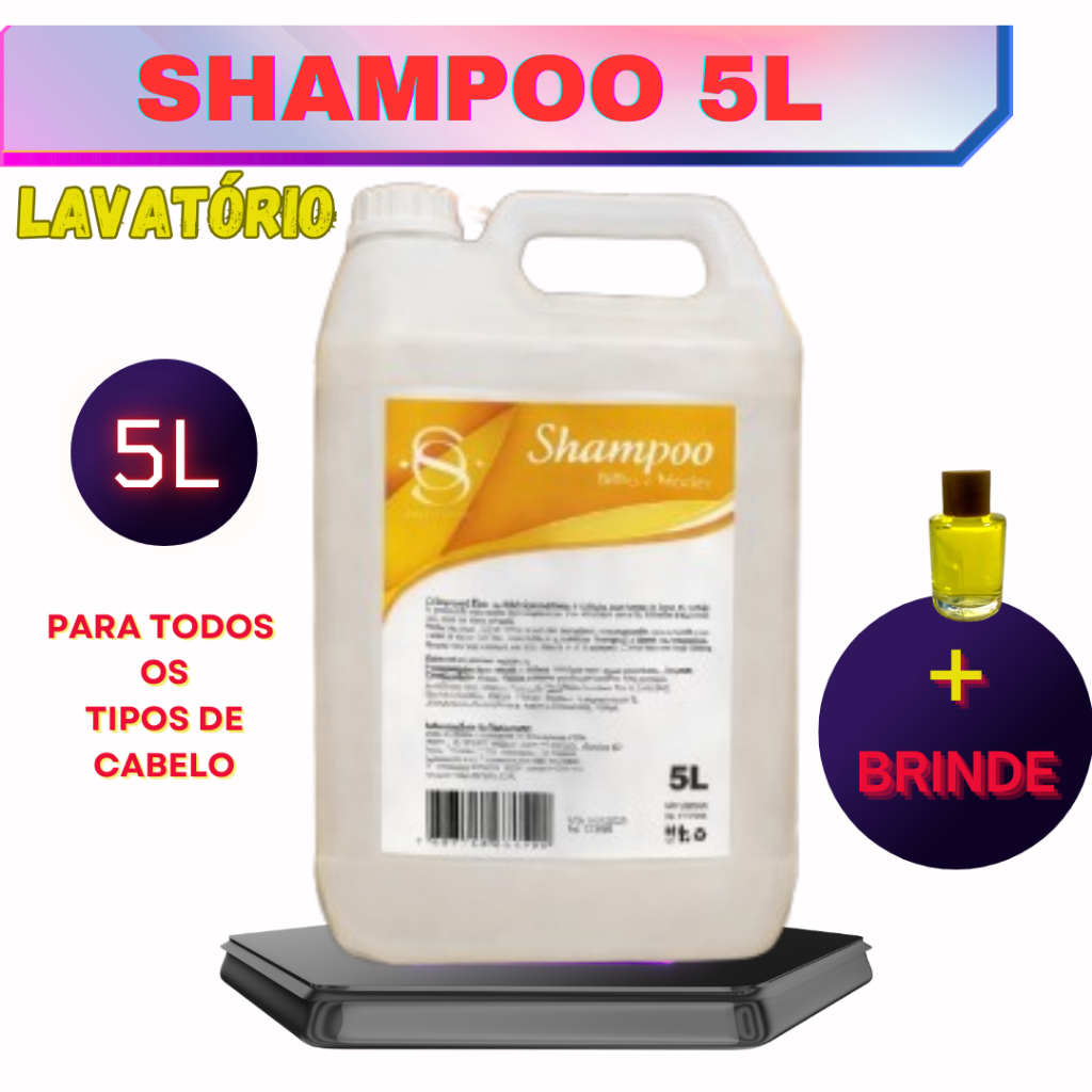 SHAMPOO PEROLADO GALÃO 5L + BRINDE! – S&O COSMÉTICOS
