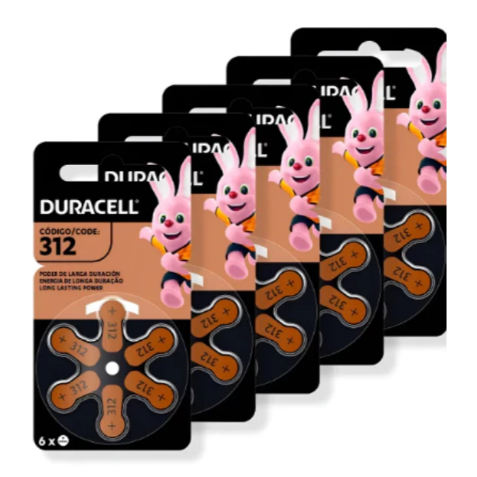 Kit Com 36 Pilhas Auditivas Duracell Nº 312 em Oferta na Shopee