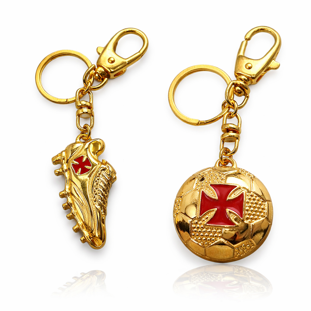 CHAVEIRO OURO DIVERSOS OFICIAL/ORIGINAL VASCO