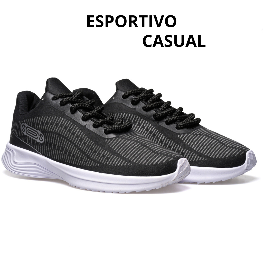 Tênis Esportivo Feminino Masculino Academia Corrida Leve Confortável Macio