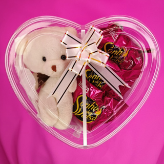 Presente Coração: Chaveiro de Urso + 3 Bombons Sonho de Valsa - Páscoa/Dia das Mães/Namorados/Amigos em Oferta na Shopee