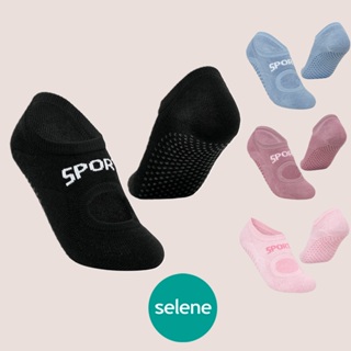 Meia Selene Feminina Sapatilhas Feminina Adulta Antiderrapante Yoga Pilates Sport Original em Oferta na Shopee