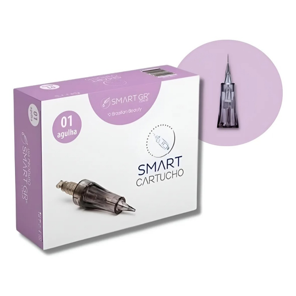 Cartucho Smart Derma Pen Preto Kit Com 10 Unidades Smart Gr