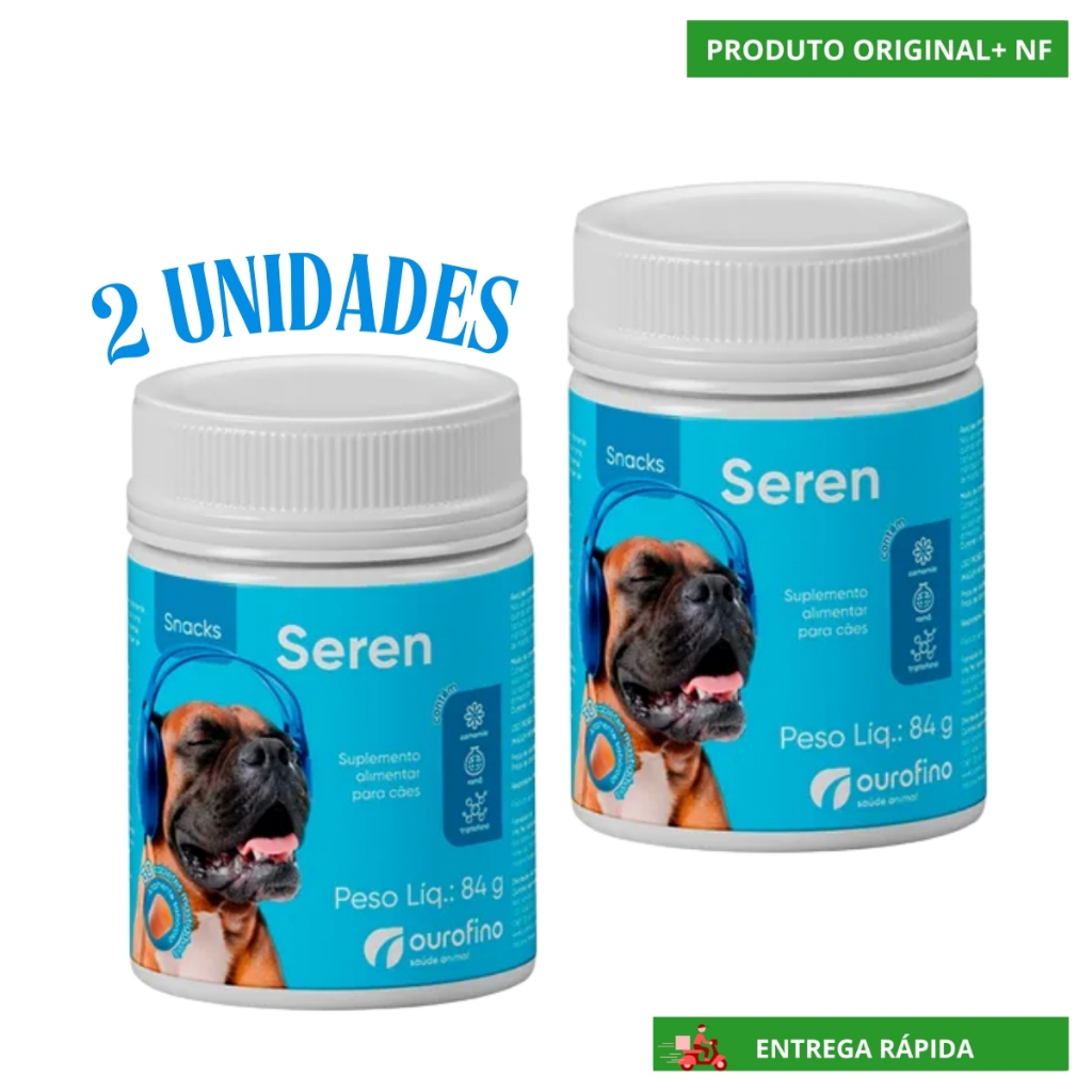 Seren Snacks 30 Tabs Combo Personalizado Suplemento Anti Stress- Ourofino em Oferta na Shopee