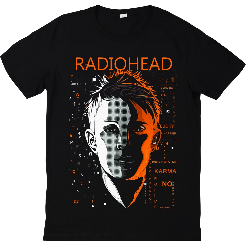 Camiseta Radiohead Thom Yorke OK Computer | Blusa Unissex Camisa 100% Algodão Premium