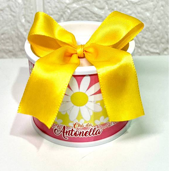 Tubo lata personalizada tema Margarida latinha lata festa infantil Tubo lata aniversario chá revelação lata cha bebê
