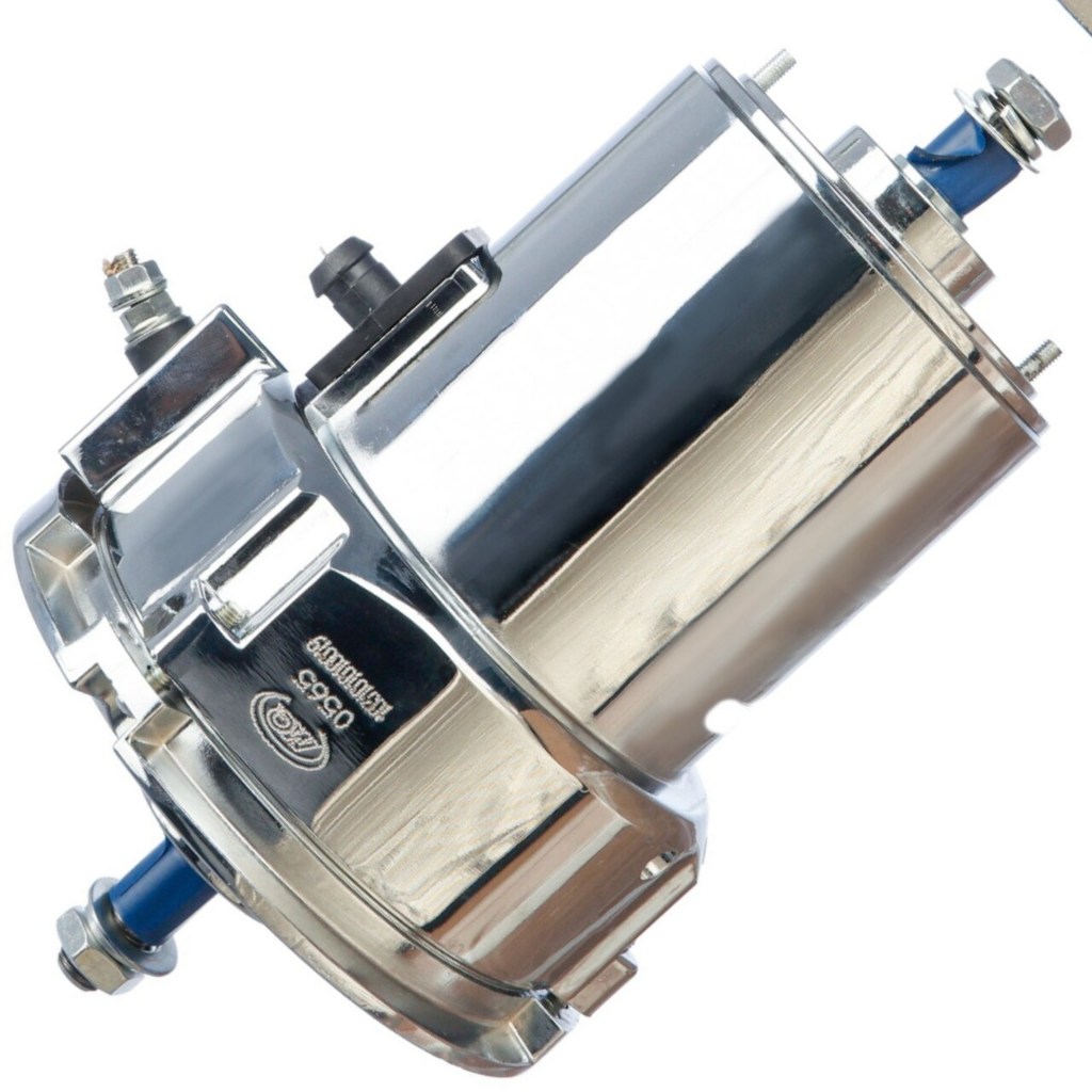 ALTERNADOR VW FUSCA 1970/1996 BRASILIA KOMBI CROMADO 75 AMPERES · foto 2