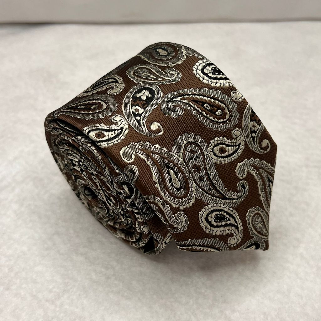 Gravata Masculina Paisley Elegante Padrão Clássico Gravata Para Festa Casamento Social