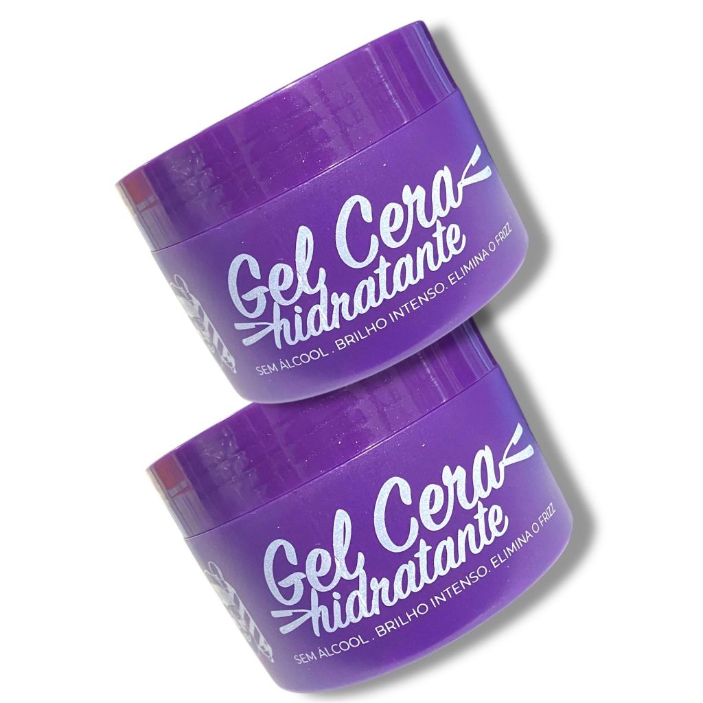 2 Gel Cera Hidratante Fixa Profissional 300 GR em Oferta na Shopee
