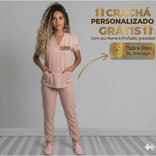 Pijama ScruB Gabardine com Elastano em Oferta na Shopee