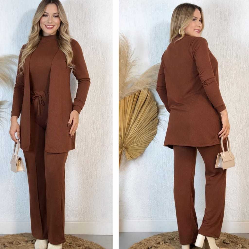 CONJUNTO 3 PEÇAS LANZINHA FEMININO