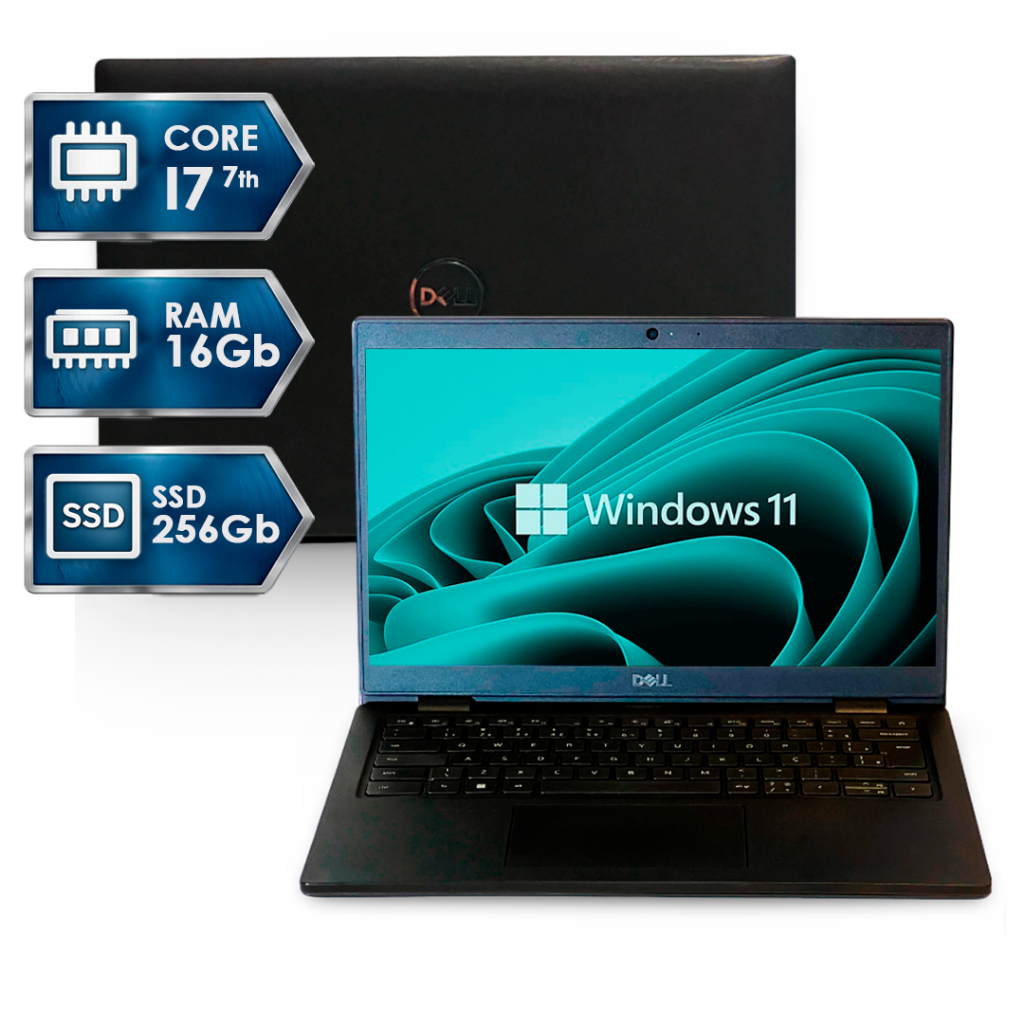 Notebook Dell Latitude Core I5 8ª Geração 8gb/16gb de Memória Ram e 240gb de SSD - Recondicionado - Miniatura 3