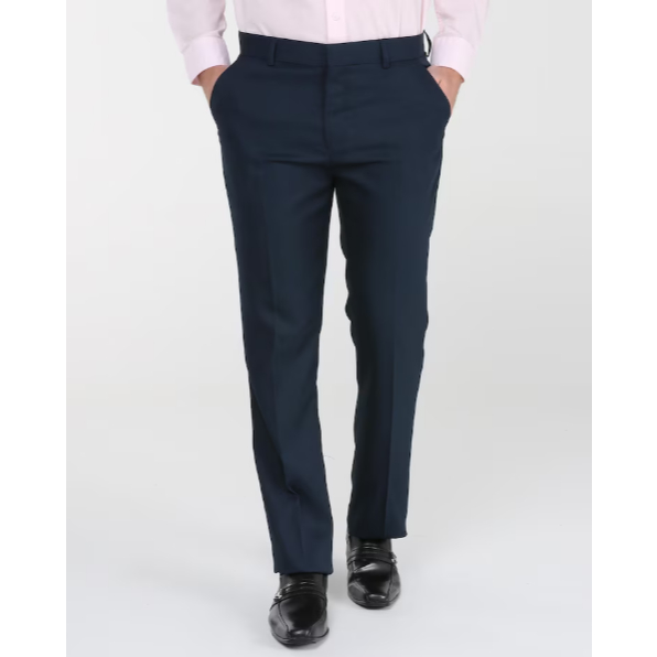 Calça Alfaiataria Masculina Slim Azul Marinho