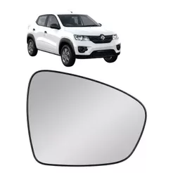 Lente Retrovisor Convexo Renault Kwid 2017 a 2026 Sem Base