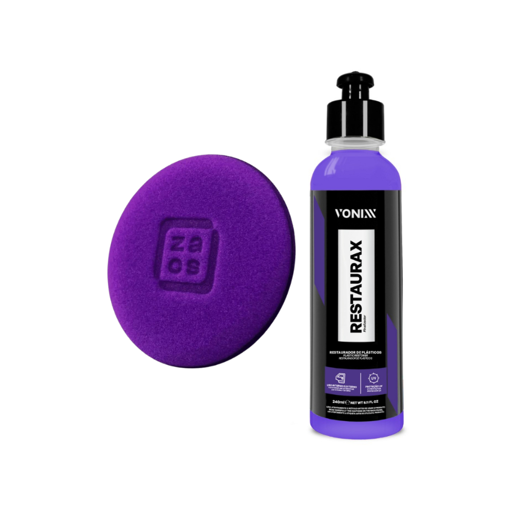 Restaurax Vonixx Restaurador Plásticos Aplicador Espuma Zacs em Oferta na Shopee