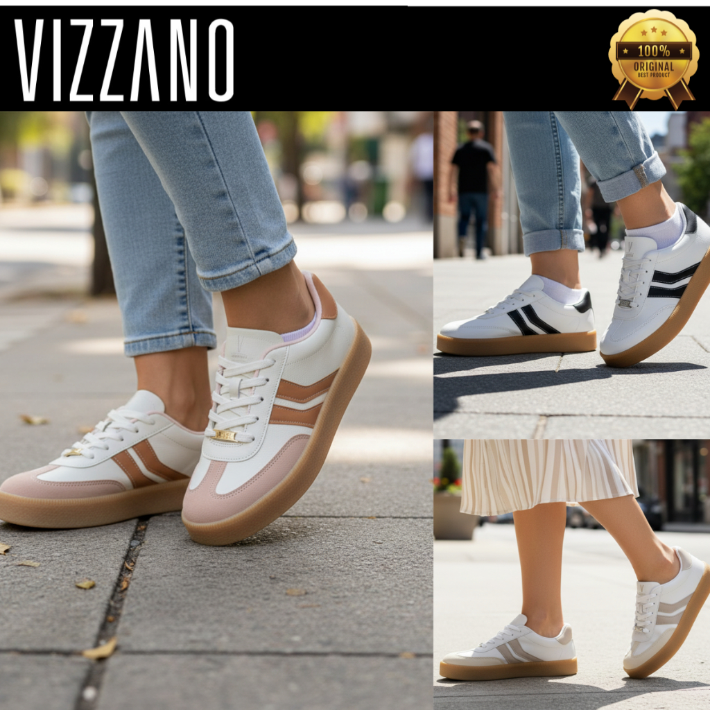 Tênis Feminino Vizzano Napa Casual Confortável Leve Estiloso Dia a Dia Cadarço Original Casual Moda Estiloso em Oferta na Shopee