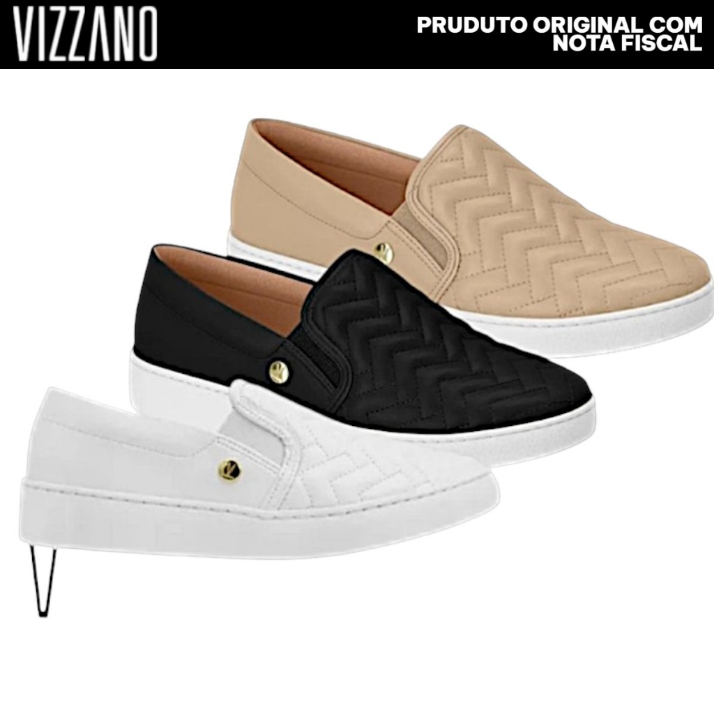Tênis Vizzano Slip On Feminino
