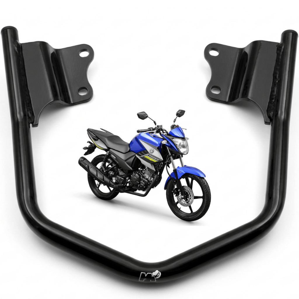 ALÇA TRASEIRA FAZER 150 2014 A 2024 - FACTOR 150 2016 A 2024 MODELO ORIGINAL PRETO em Oferta na Shopee