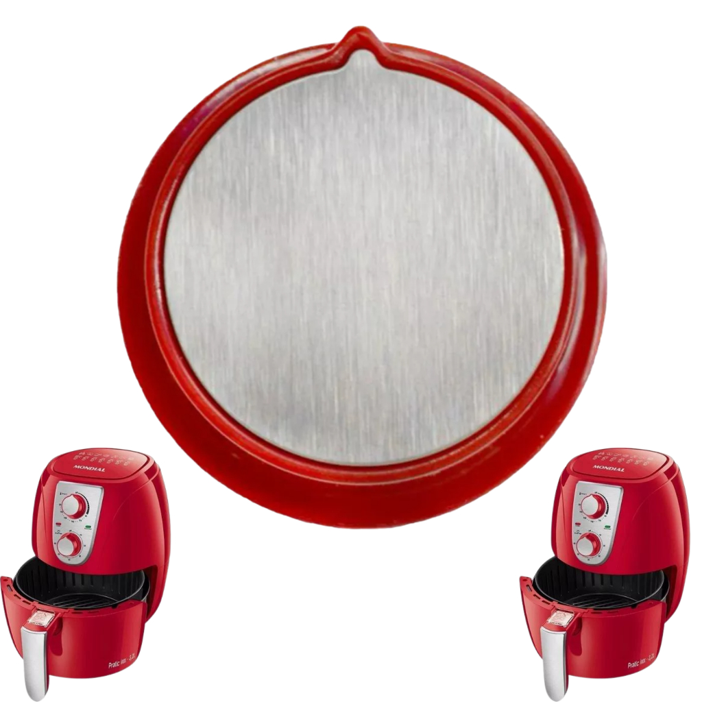 Botão P/ Airfryer Mondial Af-33 Af-34 Vermelho - Original