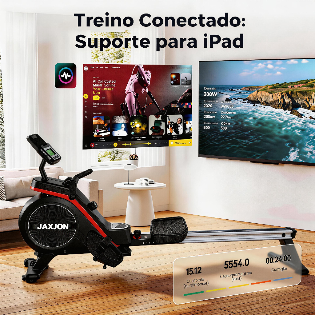 Simulador de remo indoor seco