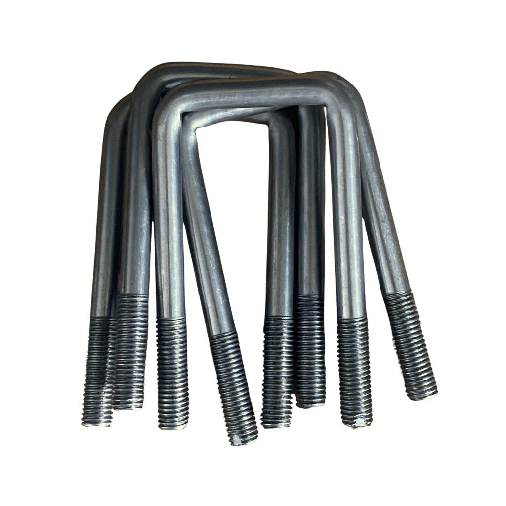 Kit 4 Grampos Quadrado Universais Para Suspensão De Carretinha Reboque Chassi Rabicho 50mm 2026