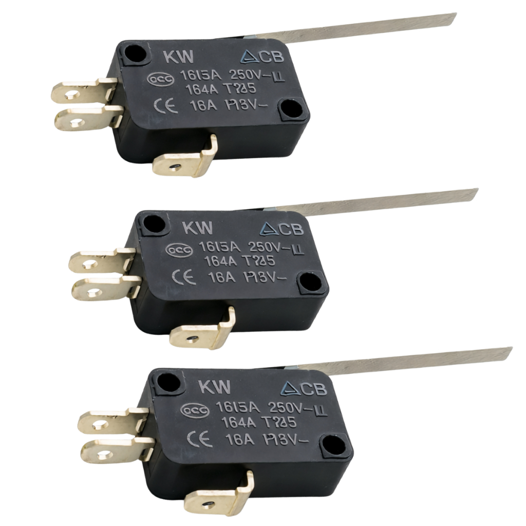 Três Chave Fim De Curso Microswitch Para Porta Forno