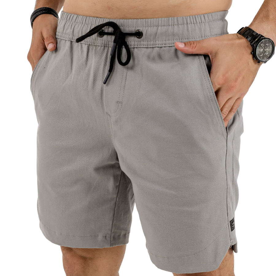Bermuda Masculina Sarja Premium com Lycra Elástico Elegante Rabo de Peixe – AGC Envio Imediato