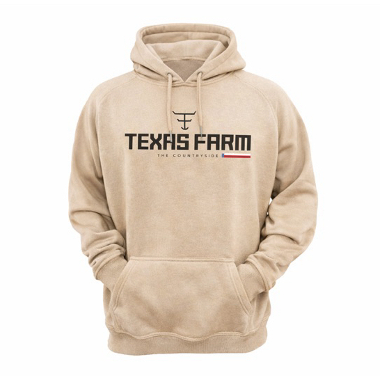 Moletom Texas Farm Masculino Canguru Flanelado Com Capuz Inverno Country Premium Estampado