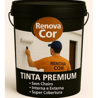 Tinta PREMIUM 4KG EXTERNA  RESISTENCIA SOL E CHUVA. antimofo Envio Rapido!! em Oferta na Shopee