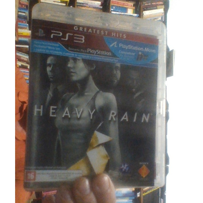 jogo PS3 greatest hits, heavy rain