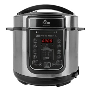 Panela De Pressão Elétrica Kian Ppe102 6L Inox 127V em Oferta na Shopee
